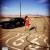 Route 66 in der Wüste bei Ludlow